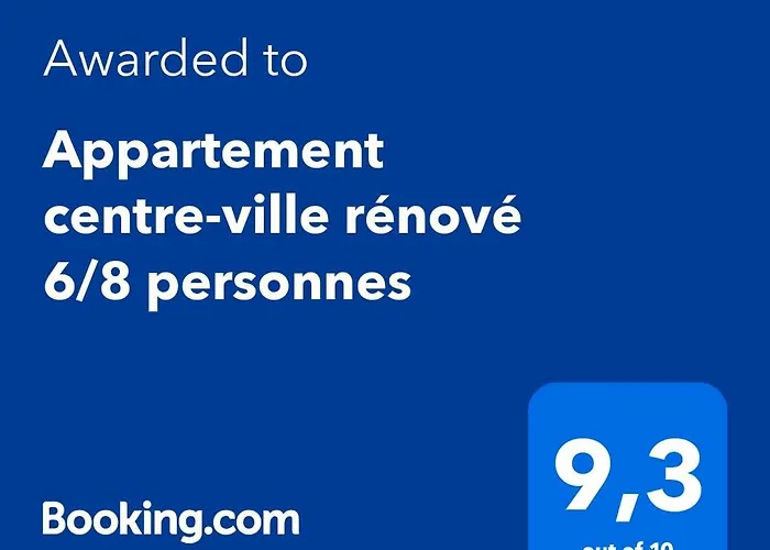 Centre-ville Renove 6/8 Personnes Apartment *